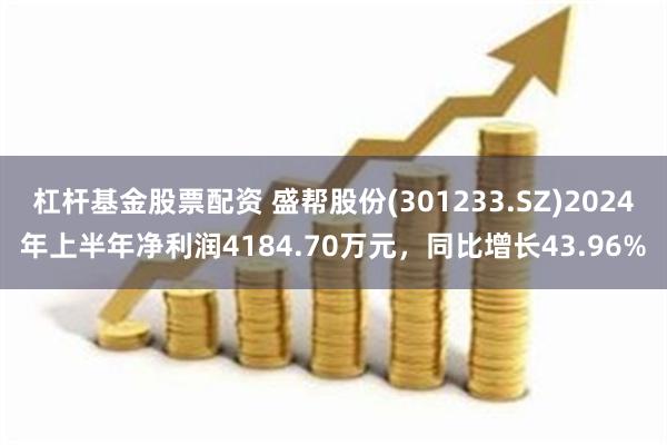 杠杆基金股票配资 盛帮股份(301233.SZ)2024年上半年净利润4184.70万元，同比增长43.96%