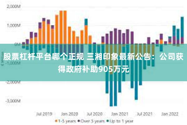 股票杠杆平台哪个正规 三湘印象最新公告：公司获得政府补助905万元