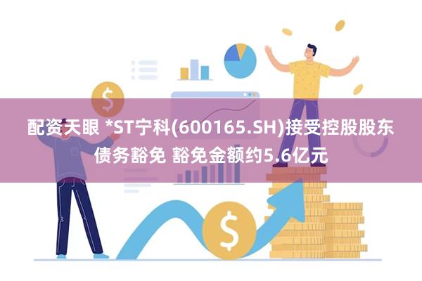 配资天眼 *ST宁科(600165.SH)接受控股股东债务豁免 豁免金额约5.6亿元