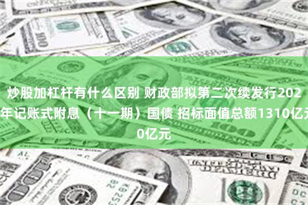 炒股加杠杆有什么区别 财政部拟第二次续发行2025年记账式附息（十一期）国债 招标面值总额1310亿元